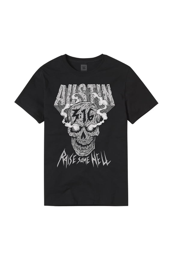 Men's Black "Stone Cold" Steve Austin Raise Some Hell T-Shirt