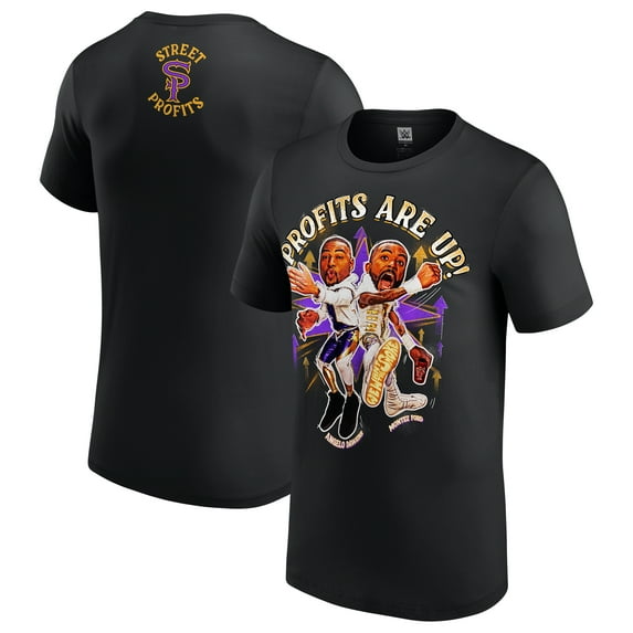 Men's Black Street Profits We Are Up T-Shirt