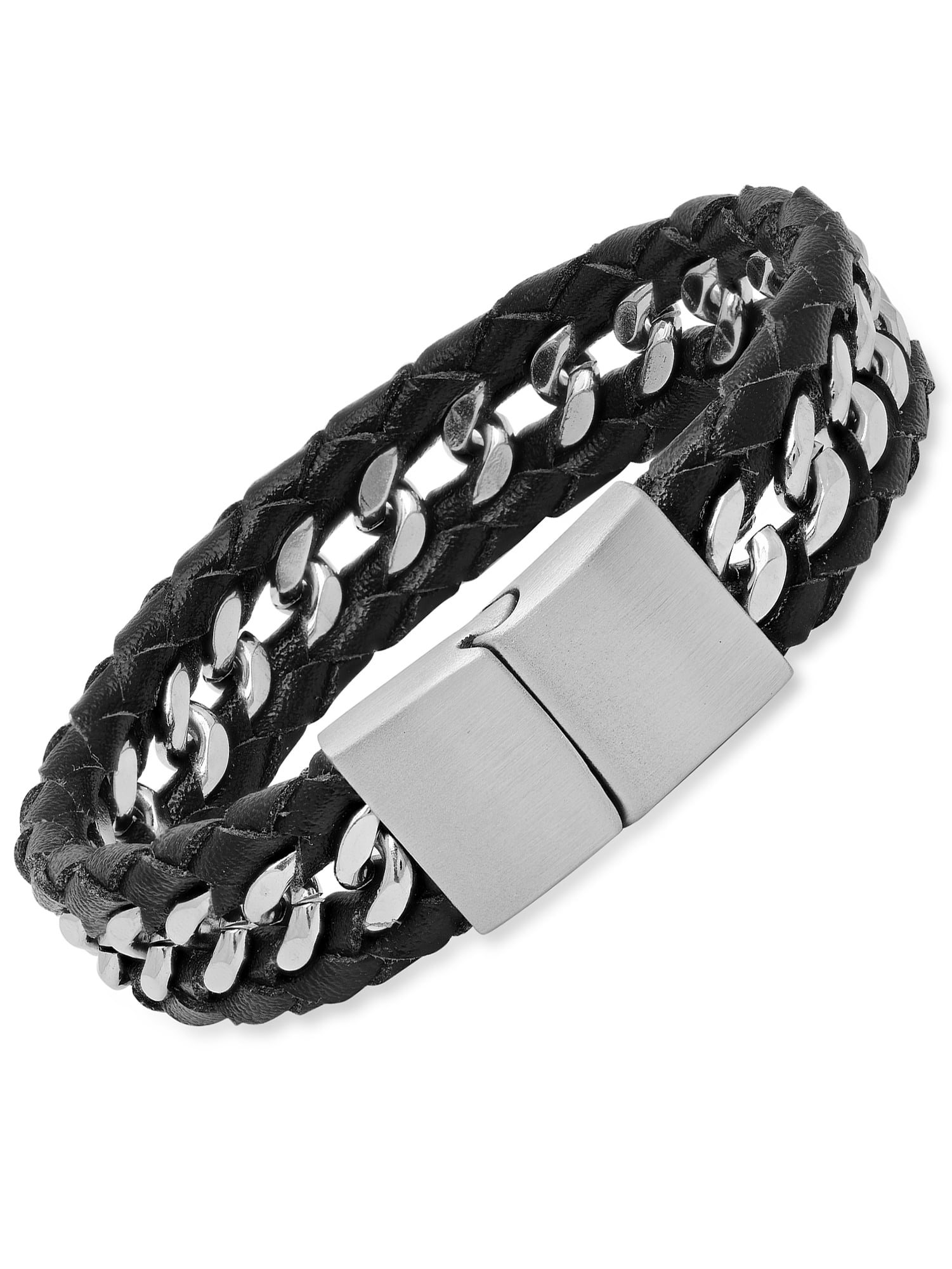Stainless Steel Locket Charm Diffuser Bracelet / Mens Black Leather  Bracelet - Buy Mens Leather Bracelet,Essential Oil Bracelet,Black Leather  Bracelet