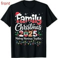 thumbnail image 1 of Men's Black T-Shirt Graphic Tees "Family Christmas 2025 Making Memories Together" Holiday Design Shirts S-5XL Casual Daily Tops, 1 of 5