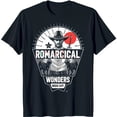 thumbnail image 1 of Men's Black T-Shirt with Cowboy Graphic 'Romarciccal' & 'Wonders Nieke Suy', 1 of 5