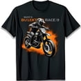thumbnail image 1 of Men's Black T-Shirt with Dirt Bike Rider Graphic & 'VANDA BULEKT RACE'18' Print, 1 of 5