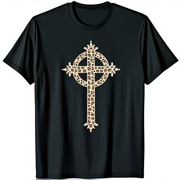 Men's Black T-Shirt with Print Graphic Soft & Stylish