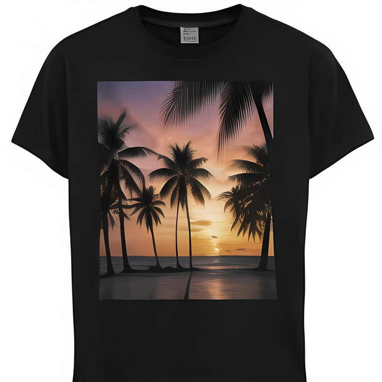 Summer 69 Summer Beach Palm Tree Sunset T-Shirt Summer 69 Summer Beach Palm Tree Sunset T-Shirt