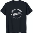 thumbnail image 1 of Men s Black T-Shirt with Unique Circle Graphic Doing Table & Notary Things, 1 of 5