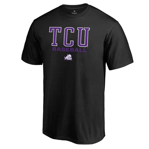 Men's Black TCU Horned Frogs Team Unity Baseball T-Shirt