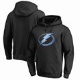 thumbnail image 1 of Men's Black Tampa Bay Lightning Rinkside Pond Hockey Pullover Hoodie, 1 of 3