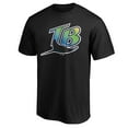 thumbnail image 1 of Men's Black Tampa Bay Rays Cooperstown Collection Wahconah T-Shirt, 1 of 3