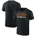 thumbnail image 1 of Men's Black Texas Longhorns Collegiate Stack T-Shirt, 1 of 3