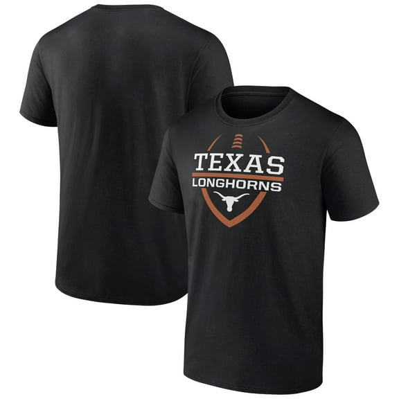 Men's Black Texas Longhorns Football Fan T-Shirt