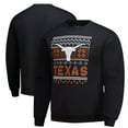 thumbnail image 1 of Men's  Black Texas Longhorns Holiday Fleece Sweatshirt, 1 of 3
