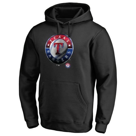 Men's Black Texas Rangers Midnight Mascot Pullover Hoodie