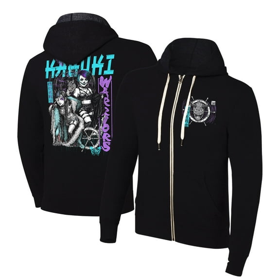 Men's Black The Kabuki Warriors Superstar Full-Zip Hoodie