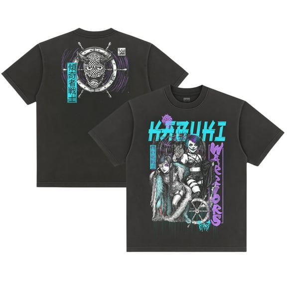 Men's Black The Kabuki Warriors Superstar Oversized Boxy T-Shirt