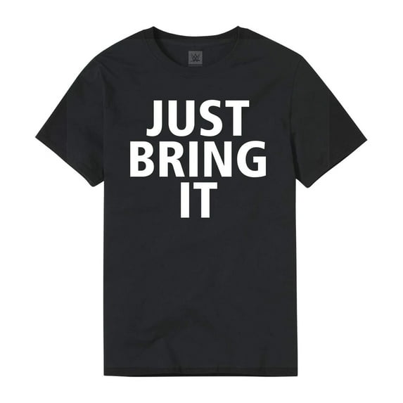 Men's Black The Rock Just Bring It! T-Shirt