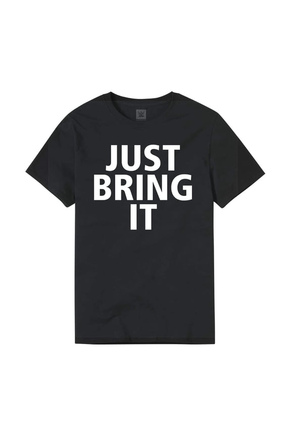 Men's Black The Rock Just Bring It! T-Shirt