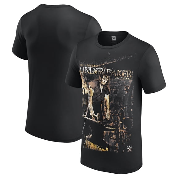 Men's Black The Undertaker 35 Years Blacksmith T-Shirt