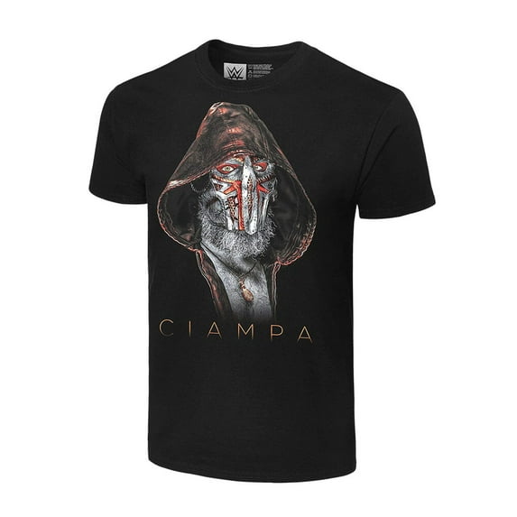 Men's Black Tommaso Ciampa Masked T-Shirt