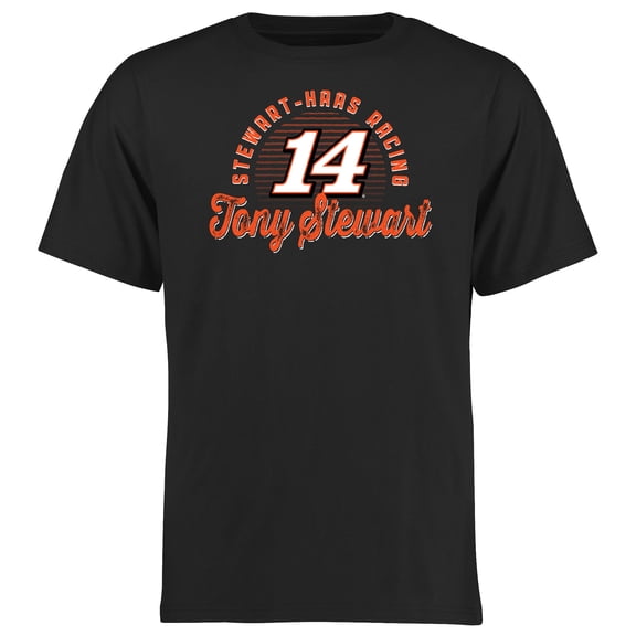 Men's Black Tony Stewart Race Day T-Shirt
