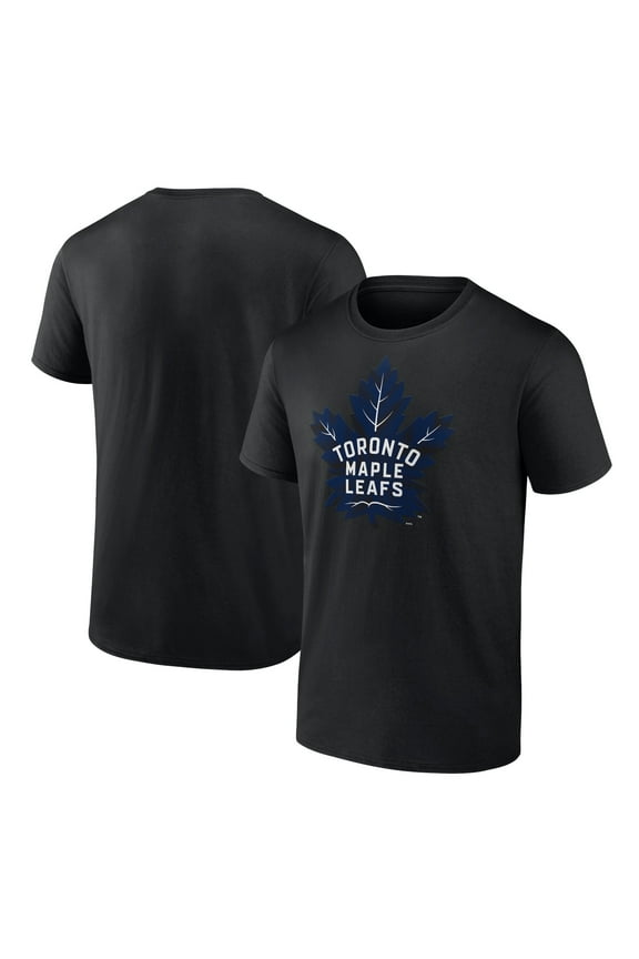 Men's Black Toronto Maple Leafs Alternate Logo T-Shirt