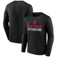 thumbnail image 1 of Men's Black Toronto Raptors Let's Go Long Sleeve T-Shirt, 1 of 3