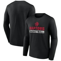 Men's Black Toronto Raptors Let's Go Long Sleeve T-Shirt