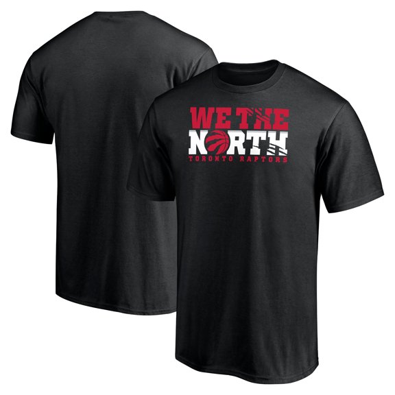 Men's Black Toronto Raptors Push Ahead T-Shirt