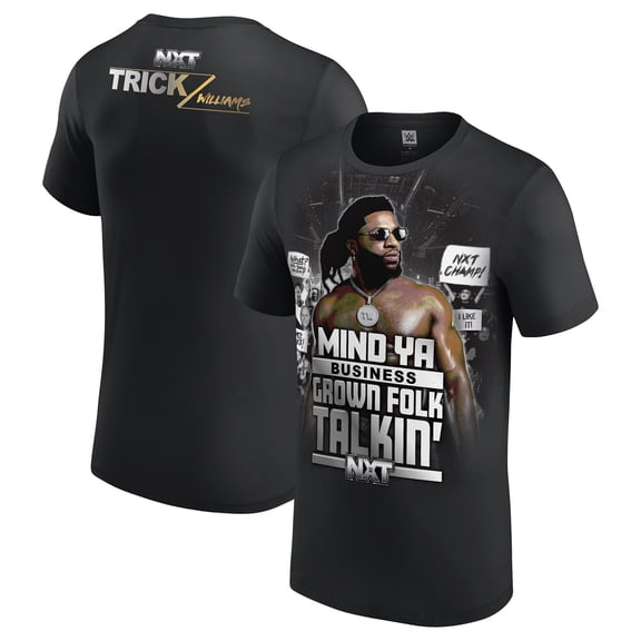Men's  Black Trick Williams Mind Ya Business T-Shirt