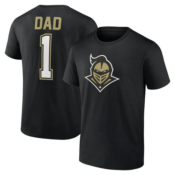 Men's Black UCF Knights Father's Day #1 Dad T-Shirt