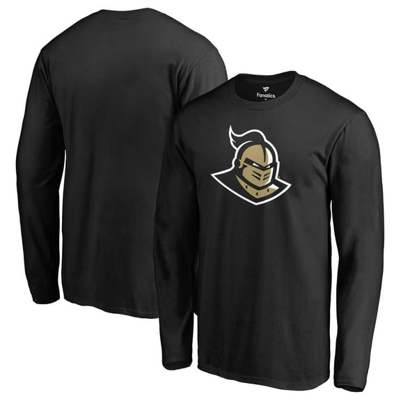 Men's Black UCF Knights Primary Team Logo Long Sleeve T-Shirt