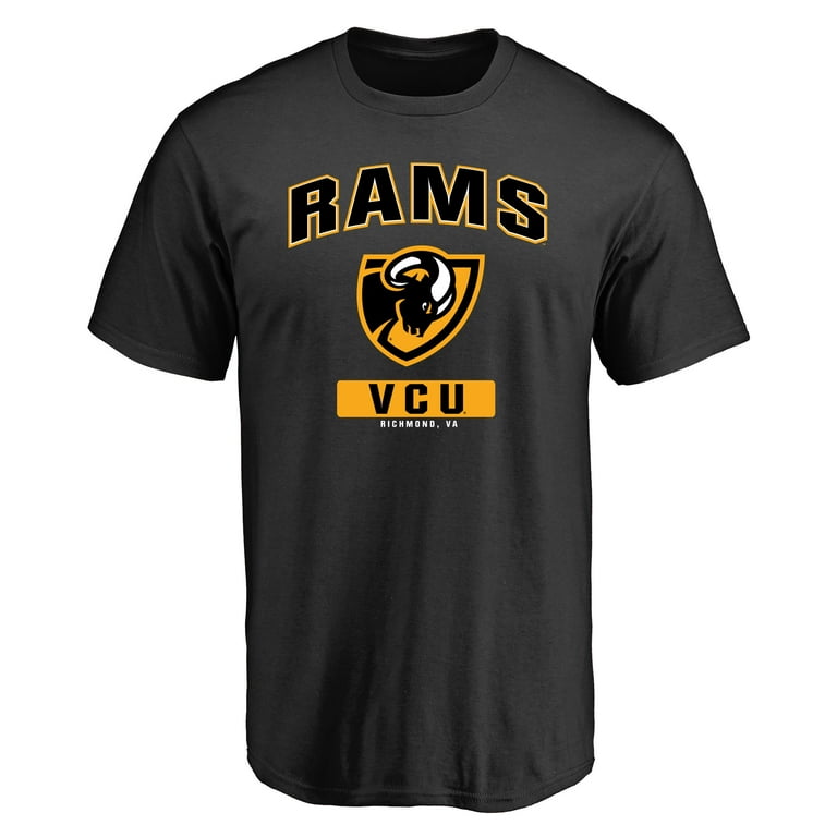 Men's Black VCU Rams Campus Icon T-Shirt