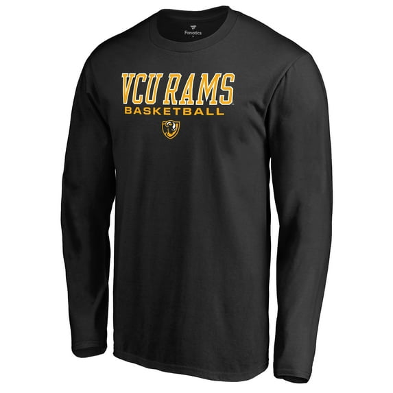 Men's Black VCU Rams Team Unity Basketball Long Sleeve T-Shirt