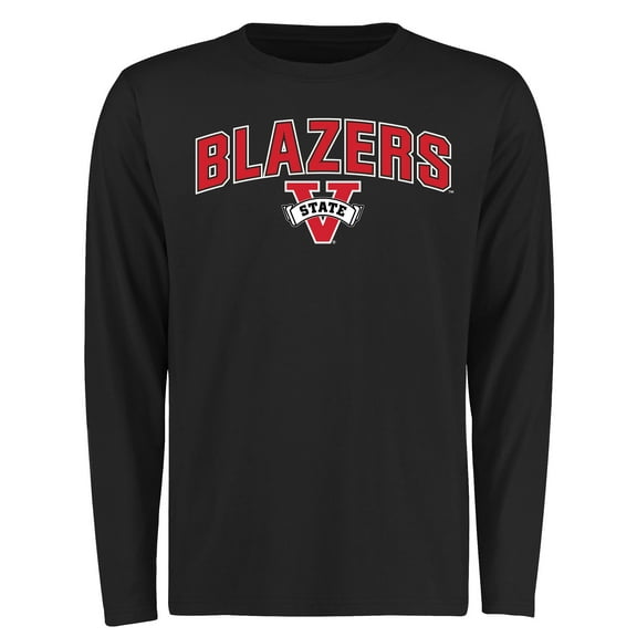 Men's Black Valdosta State Blazers Proud Mascot Long Sleeve T-Shirt