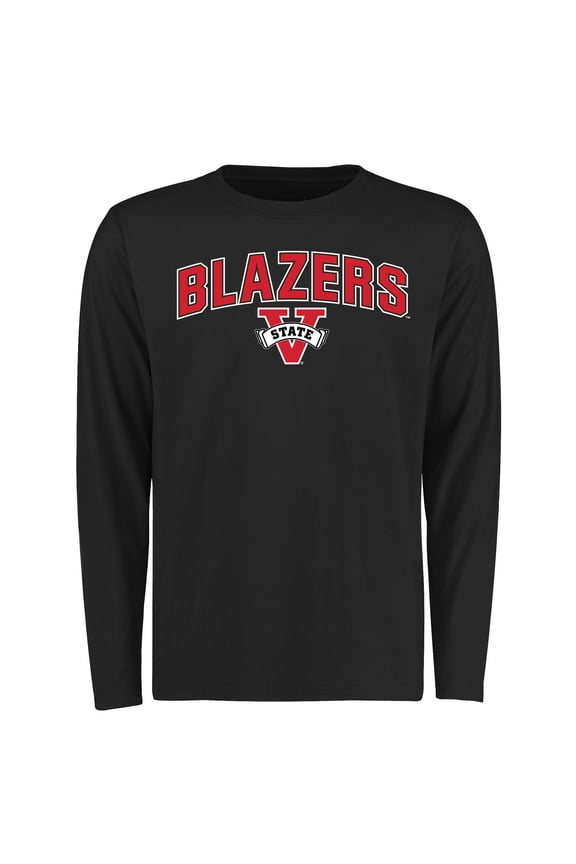 Men's Black Valdosta State Blazers Proud Mascot Long Sleeve T-Shirt