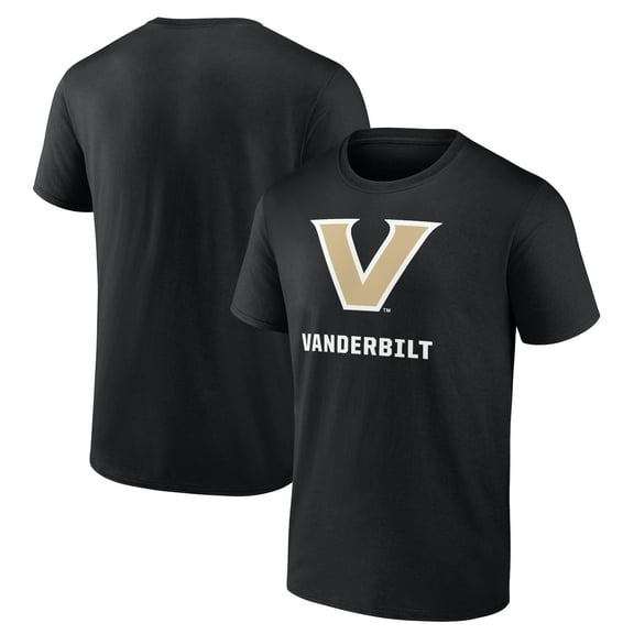 Men's Black Vanderbilt Commodores Team Lockup T-Shirt