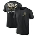thumbnail image 1 of Men's Logo Athletic Black Vegas Golden Knights Never Over T-Shirt, 1 of 3