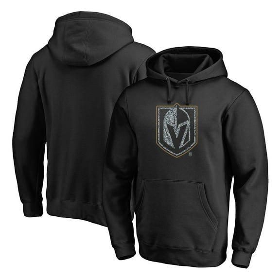 Men's Black Vegas Golden Knights Static Logo Pullover Hoodie