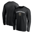 thumbnail image 1 of Men's Black Vegas Golden Knights Team Lockup Long Sleeve T-Shirt, 1 of 3