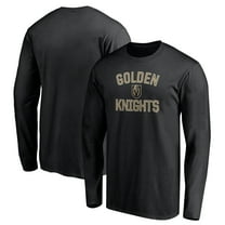Men's Black Vegas Golden Knights Victory Arch Long Sleeve T-Shirt