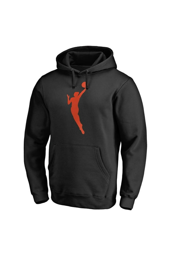 Men's Black WNBA Gear Primary Logo Pullover Hoodie