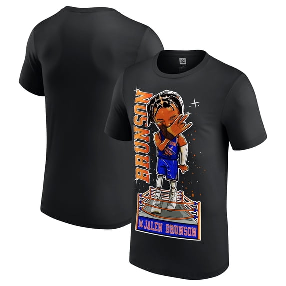 Men's Black WWE x Jalen Brunson T-Shirt