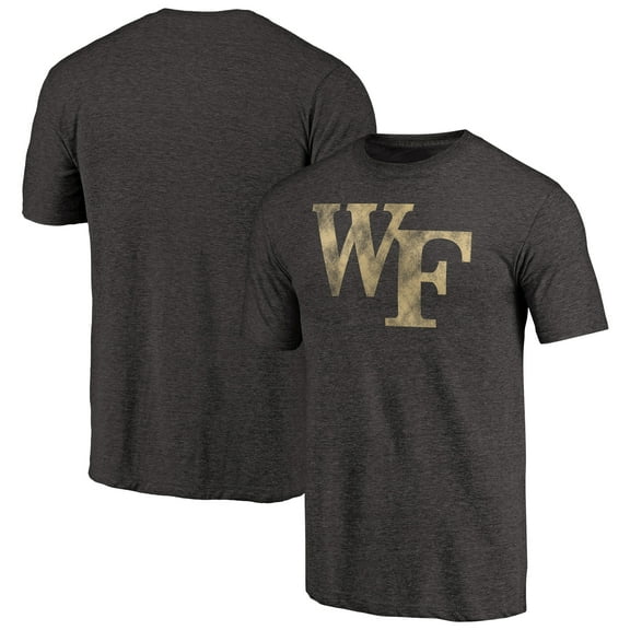 Men's Black Wake Forest Demon Deacons Classic Primary Tri-Blend T-Shirt