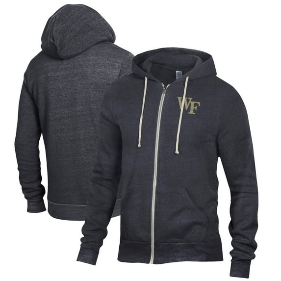 Men's Black Wake Forest Demon Deacons Rocky Full-Zip Hoodie