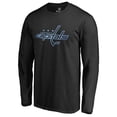 thumbnail image 1 of Men's Black Washington Capitals Pond Hockey Long Sleeve T-Shirt, 1 of 2