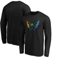 thumbnail image 1 of Men's Black Washington Capitals Team Pride Logo Long Sleeve T-Shirt, 1 of 3
