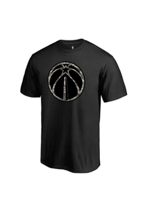 Men's Black Washington Wizards Cloak Camo T-Shirt