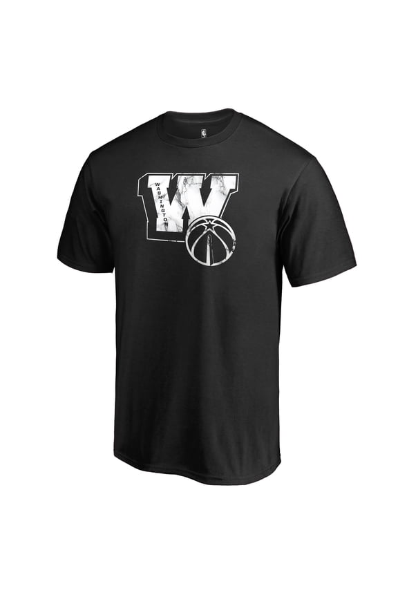 Men's Black Washington Wizards Letterman T-Shirt