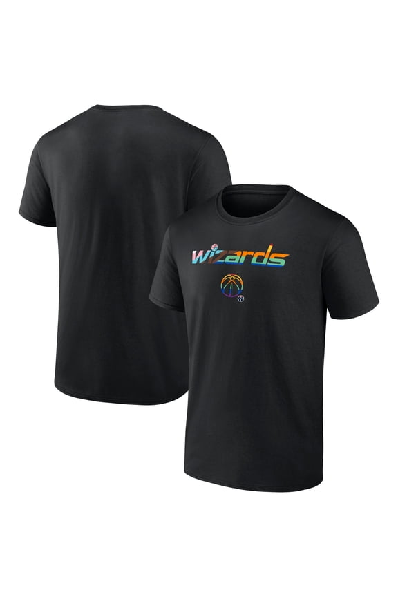 Men's Black Washington Wizards Pride T-Shirt