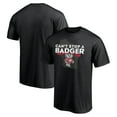 thumbnail image 1 of Men's Black Wisconsin Badgers Badger State T-Shirt, 1 of 3