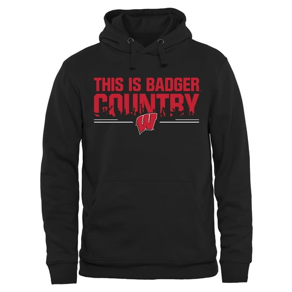 Men's Black Wisconsin Badgers Our House Pullover Hoodie